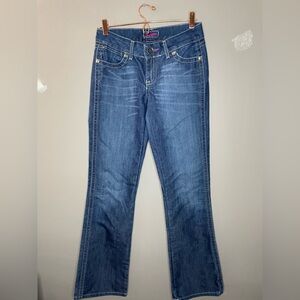 Wrangler Premium Patch Bootleg Jeans Size 3/4 x 34